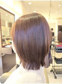 くびレイヤー 仙台 透明感カラー レイヤーカット 20代30代40代