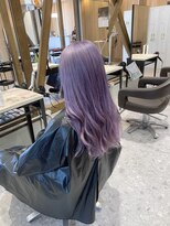 アヴァンス ジェイアール和歌山店(AVANCE.)&nbsp;派手髪×ハイトーン×ラベンダーカラー