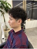 アップバングショート
