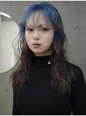【表参道】ブリーチカラー、ブルー、ルーツカラー、ハイトーン