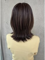 オブ ヘアー 自由が丘 ウエスト(Of HAIR WEST)&nbsp;大人ハイライト/外ハネミディ