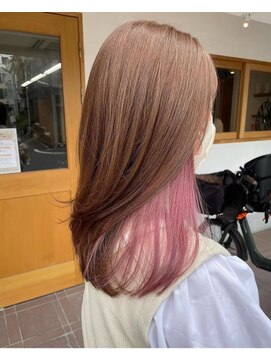 ロッソ ヘアアンドスパ 草加店(Rosso Hair&SPA) インナーピンク