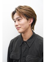 モリゲン フェローシップ レグ(MORIGEN fellowship REGU)&nbsp;メンズカットセンターパートフェザーパーマショート0501