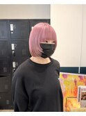 レイヤーボブ×ピンク　stylist聖斗