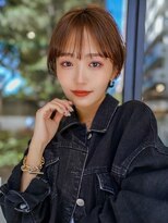 ギークス(GEEKS)&nbsp;【GEEKS渋谷】耳かけショートボブ/シースルーバング/小顔/中明度