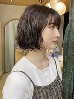 ロンドアジュール 横浜(Lond azur)&nbsp;ボブカットで作るふわふわニュアンスパーマ 横浜デジタルパーマ