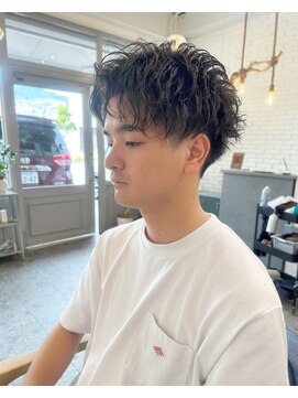 ティムヘアー(tim hair) ▲シャドウパーマ×アップバングショート▲