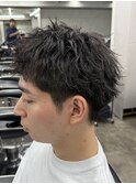 メンズスパイキーショートメンズパーマ