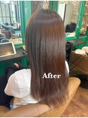 髪質改善ストレート