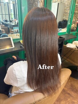 ヘアーラウンジ アンフィ 井土ヶ谷(Hair Lounge Anphi) 髪質改善ストレート