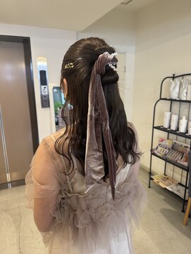 ロカリタ キョウト 四条大宮店(ROCAReTA kyoto) ハーフアップ×カチモリ