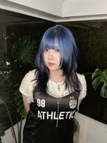 キイ 原宿 表参道(K.e.y)&nbsp;ルーツカラー/エンドカラー/シャギーカット/シャギーウルフ