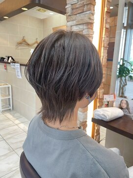 髪質改善/顔周りレイヤーカット/グレージュ[千葉/千葉駅]