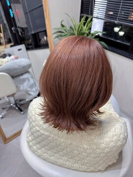 ピンクベージュ×イルミナカラー×髪質改善トリートメント