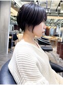 ミニボブレイヤー/レイヤーカット/ショートボブ/顔周り韓国/柏柏