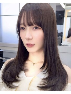 ロンドアヴァントゥス 池袋(Lond aventus) 韓国レイヤー/韓国風/ボブ/髪質改善/黒髪/ブリーチなし〔池袋〕