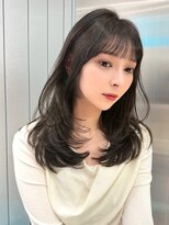 髪質改善サロン hearts. 熊本/縮毛矯正/レイヤーカット/ショートボブ【ハーツ】 ブリーチなし/髪質改善/スモーキーカラー/グレーブラウン/前髪