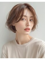 アーツ 茅ヶ崎(arts) ショートカット20代30代40代前髪あり面長丸顔ショートボブ