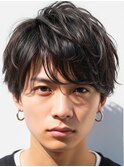 メンズカット/秋冬にオススメ無造作ニュアンスマッシュ/越谷 