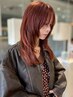 【トレンド】レイヤーカット＋艶髪ワンカラー ￥8500