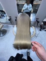 ロンドシェリ 仙台(Lond Cheri)&nbsp;髪質改善縮毛矯正酸性ストレートブリーチ矯正前髪顔まわり仙台