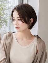 ワゴンバイアフロート(Wagon by afloat)&nbsp;ショートボブ×レイヤーボブ/モカブラウン丸顔面長20代30代池袋