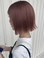 ジュノ 鹿屋店(Juno)&nbsp;ぱつっとライン×ピンクベージュ