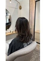 シア 綾瀬店(SHEER) ハイライトベージュ×ミディアムレイヤー