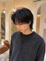 カラン エ ノエル(Calin et Noel)&nbsp;メンズウルフカットウルフレイヤー韓国風ウルフミディアム