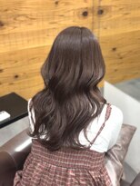 ロックス バイ マグ 松本(rocks BY MAG) 10代20代イエベ秋色ブリーチ無しワンカラー透明レッドブラウン