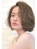 【Cura 原宿 小川雄基】 無造作ウェーブ大人ボブ