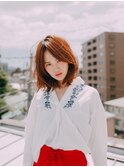 ナチュラル外ハネミディ