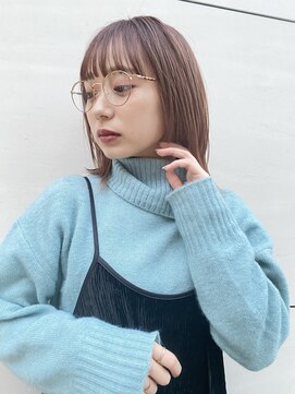 ノラキチジョウジ(NORA KICHIJOJI) ペールベージュカラー#ワイドバング#ミニボブ