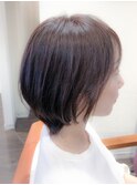 ショコラグレージュ束感ショートボブ(¥14850)祐天寺.髪質改善
