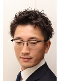 【ヨシザワ人形町】30代40代ハードパーマツーブロック