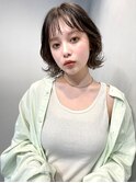 Aラインボブ/マロンベージュ/ニュアンスマッシュ[東銀座/銀座] 