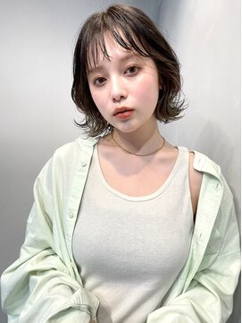 レトン 銀座(leton) Aラインボブ/マロンベージュ/ニュアンスマッシュ[東銀座/銀座]