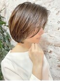 アディクシーカラーでショートボブ【Ruufus恵比寿渋谷】3157c