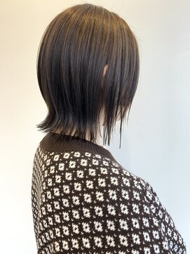 エバーグリーン(ever Green) くびれボブ×カーキベージュ