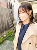 #BLUE インナーベージュ×アッシュベージュ
