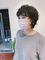 マージュ ギンザ(marju GINZA)&nbsp;ボリューム抑えたマッシュウルフパーマ