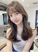 上品で大人可愛いくびれヘア/艶髪髪質改善/赤み消しカラー
