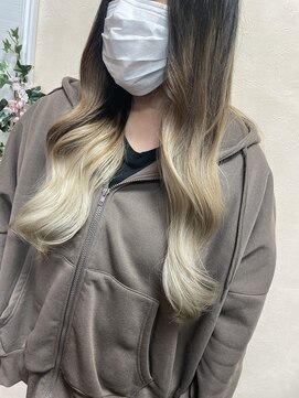 レアナ バイ ニーナ(Leana by NINA) #ブリーチ#ミルクティー#ベージュ#ホワイト