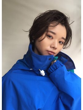 ナタン 自由が丘(NATHAN) パールミルクティー×ヘルシースタイル×ショコラアッシュ×ボブ