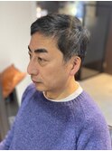 大人カッコいい30代40代50代以上アップバンクショート