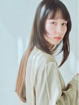 アイニティ 江坂(Inity) 柔らかブラウンストレートULTOWAトリートメント[髪質改善/江坂]