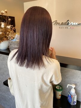 メデル(mederu) ラベンダーピンクカラー紫カラーパープルカラーバイオレット