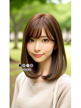 ムオン 平尾店(muon) ミディアムボブ