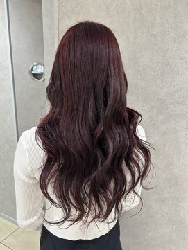 アッシュ 高幡不動店(Ash) 韓国ヘアブリーチなしダブルカラーラベンダーピンク