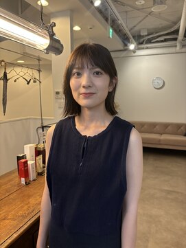 フェイバリットガーデン(favorite garden) 20代30代大人可愛い前髪チョコレートカラー大人ボブ